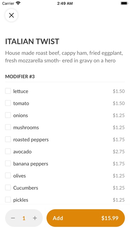 JG's Deli screenshot-3