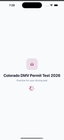 Colorado DMV Permit Test 2026 iPhone screenshot
