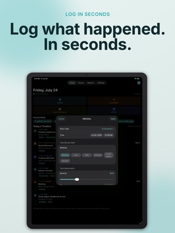 Digest Diary iPad screenshot