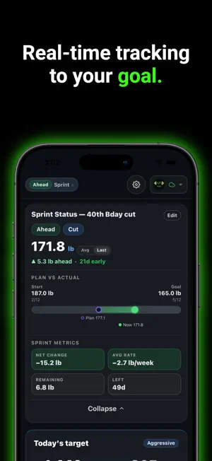 WeightPlanner Pro screenshot 2