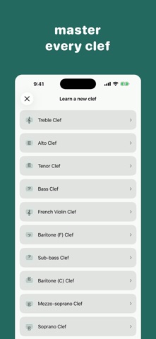 Clefs: Note Reading Trainer Screenshot 7 of 8
