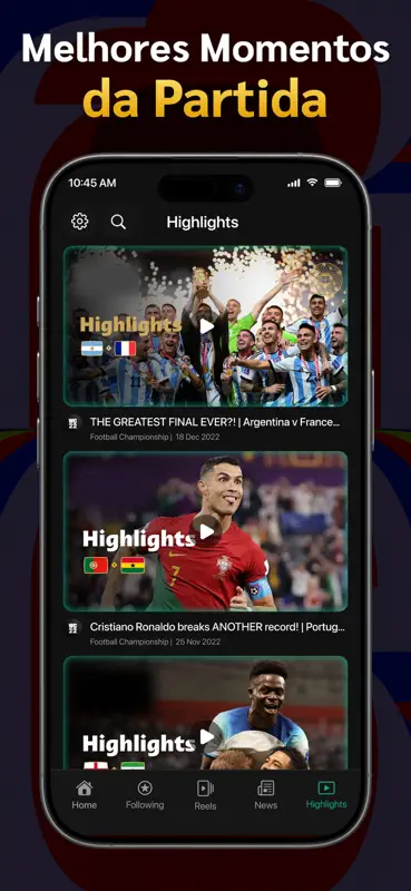 Futebol: Resultados ao Vivo screenshot 4 of 10