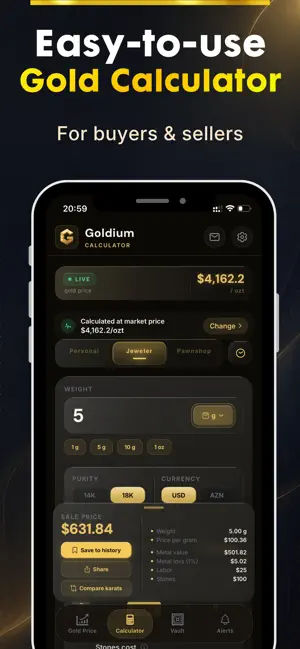 Goldium: Live Gold Price screenshot 2