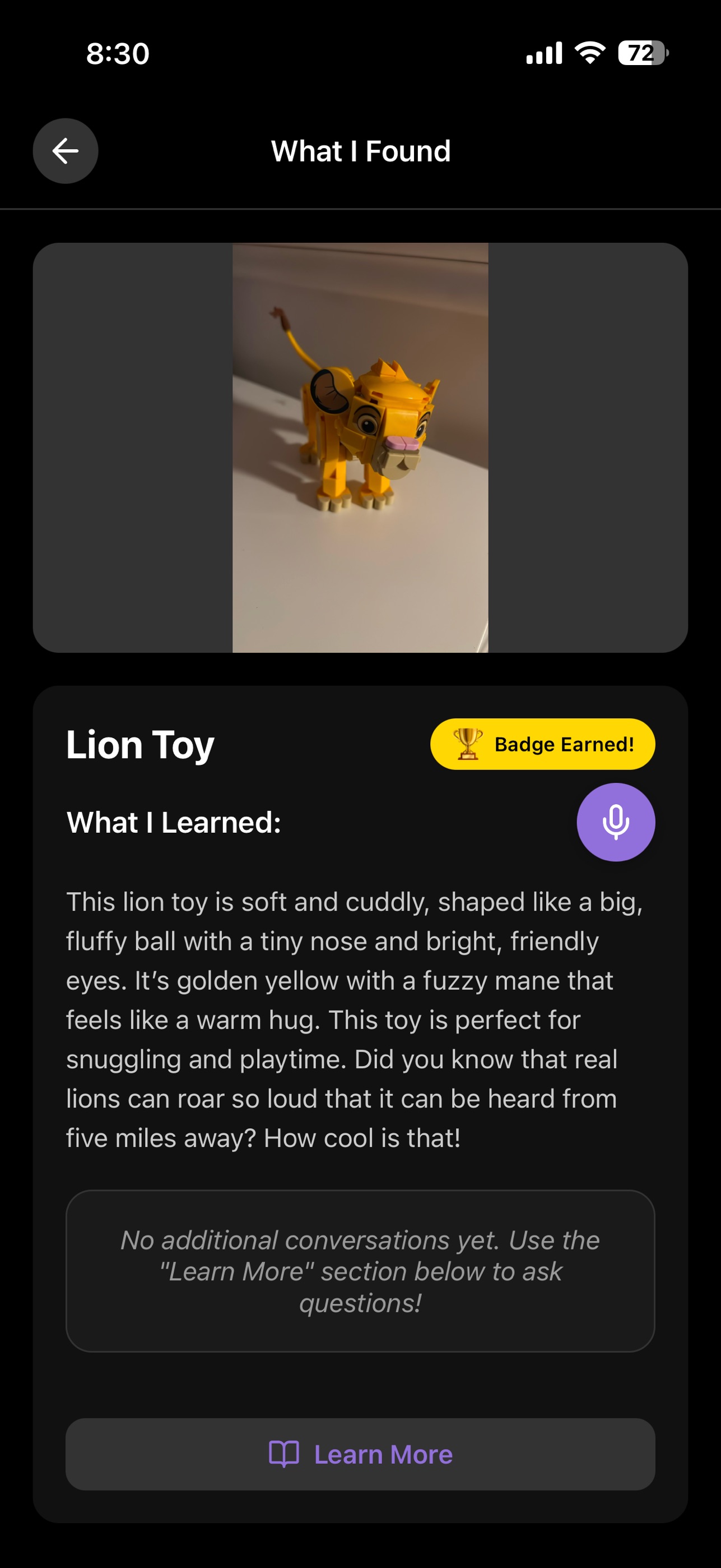 Screenshot 3 of Wonder Snap - Learn & Explore