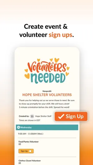 SignUpGenius screenshot 2