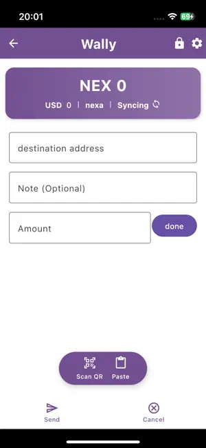 Wally Nexa Wallet screenshot 3