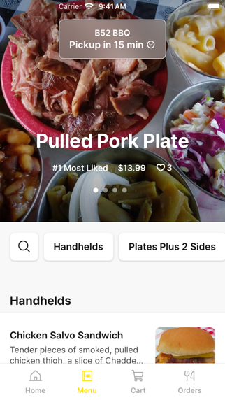 B52 BBQ, Villa Rica iPhone screenshot 1 - Food & Drink app