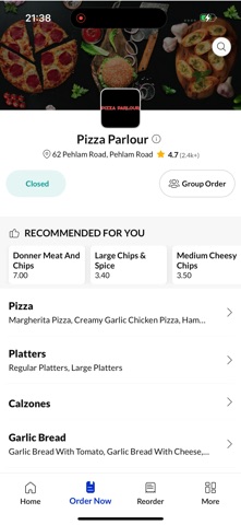 Pizza Parlour. Screenshot 2 of 4