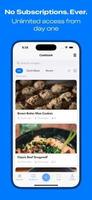 DishWish - AI Recipe Chat screenshot 1