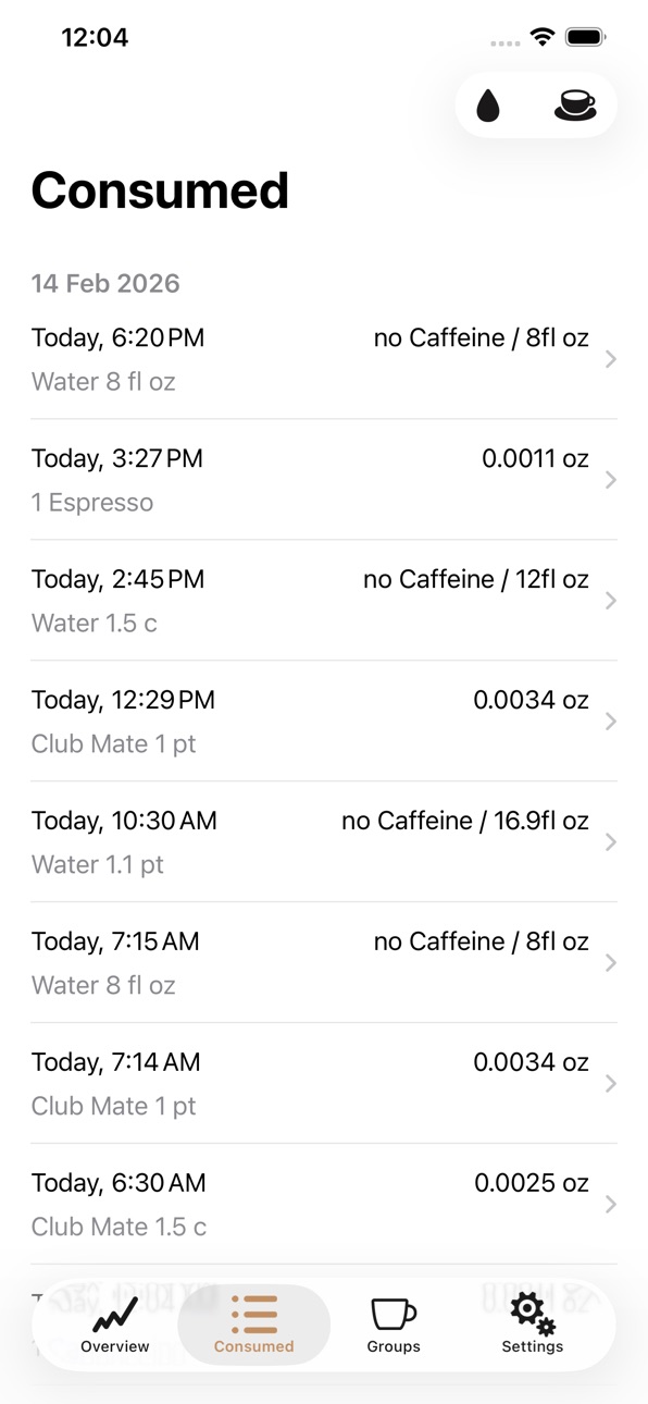iPhone screenshot