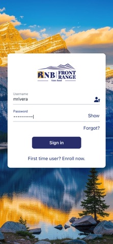RNB/FRSB iPhone screenshot