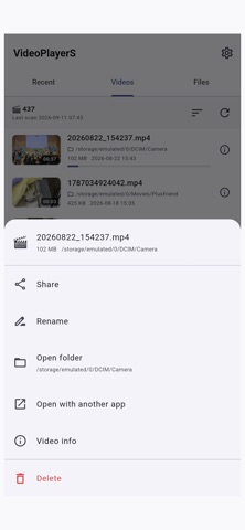 VideoPlayerS - Media Player Screenshot 3 of 4
