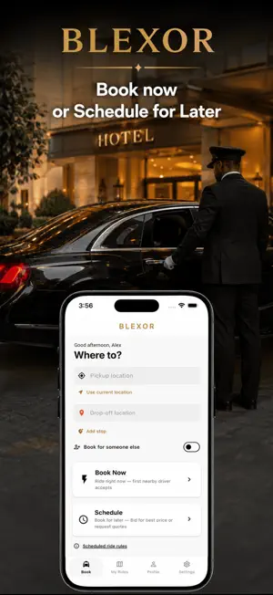 Blexor: Black Car Service screenshot 2