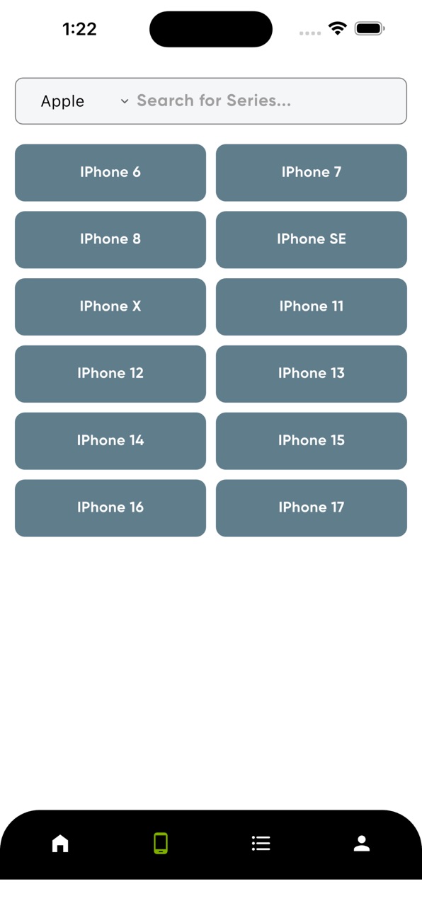 iPhone screenshot