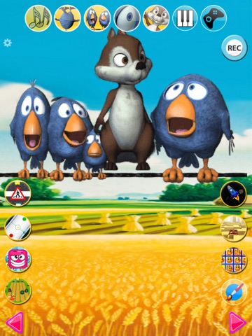 Talking Birds On A Wire iPad screenshot