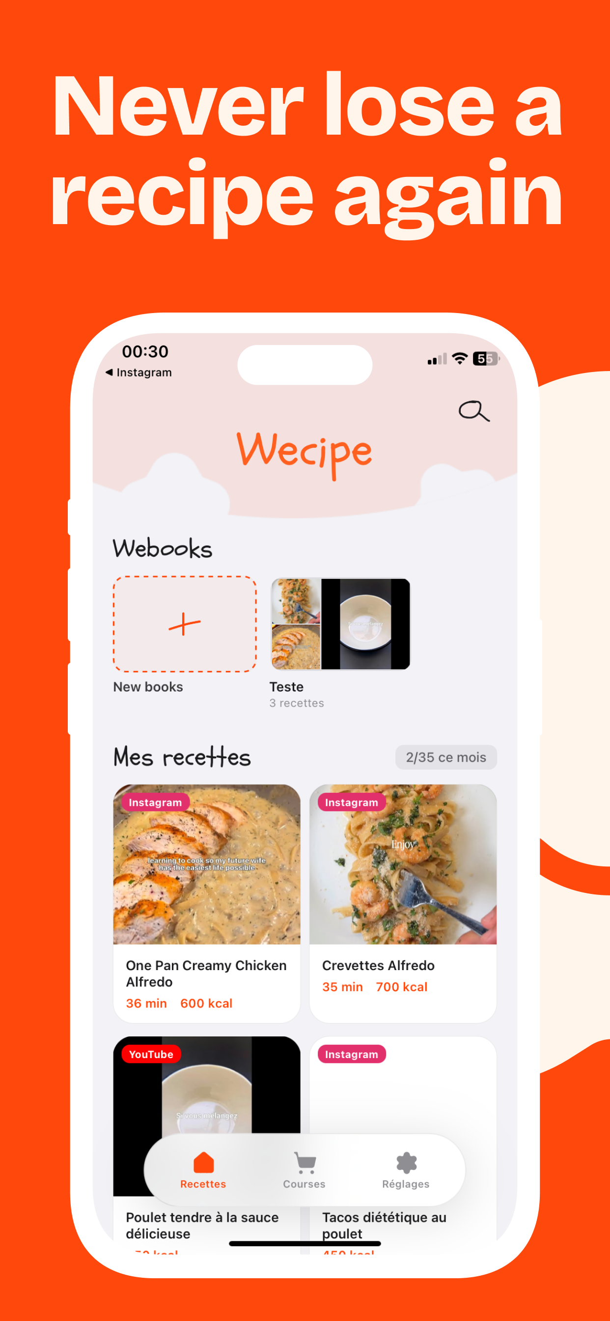 Wecipe: Recipe Organizer App