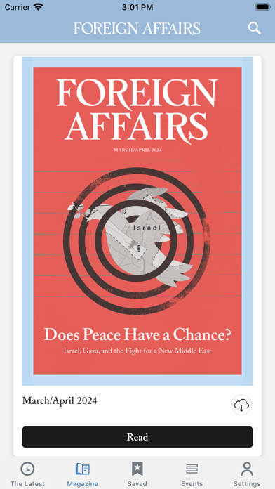 Foreign Affairs Magazineスクリーンショット