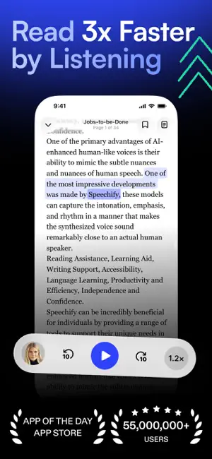 Speechify – Text to Speech PDF screenshot 1