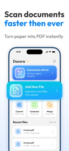 PDF Scanner, Editor & AI Screenshot 2 of 6
