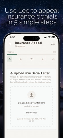 ProjectLeo: AI Health Advocate iPhone screenshot