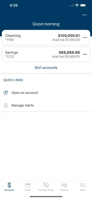 First Federal Bank NC screenshot 2