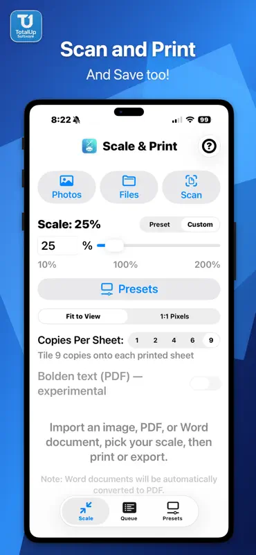 Scale and Print screenshot 1 of 5