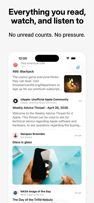 Flat RSS screenshot 1