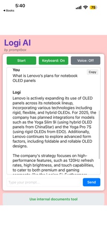 Logi AI screenshot