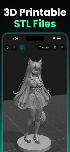 Remeshy: AI 3D Printables iPhone screenshot 2