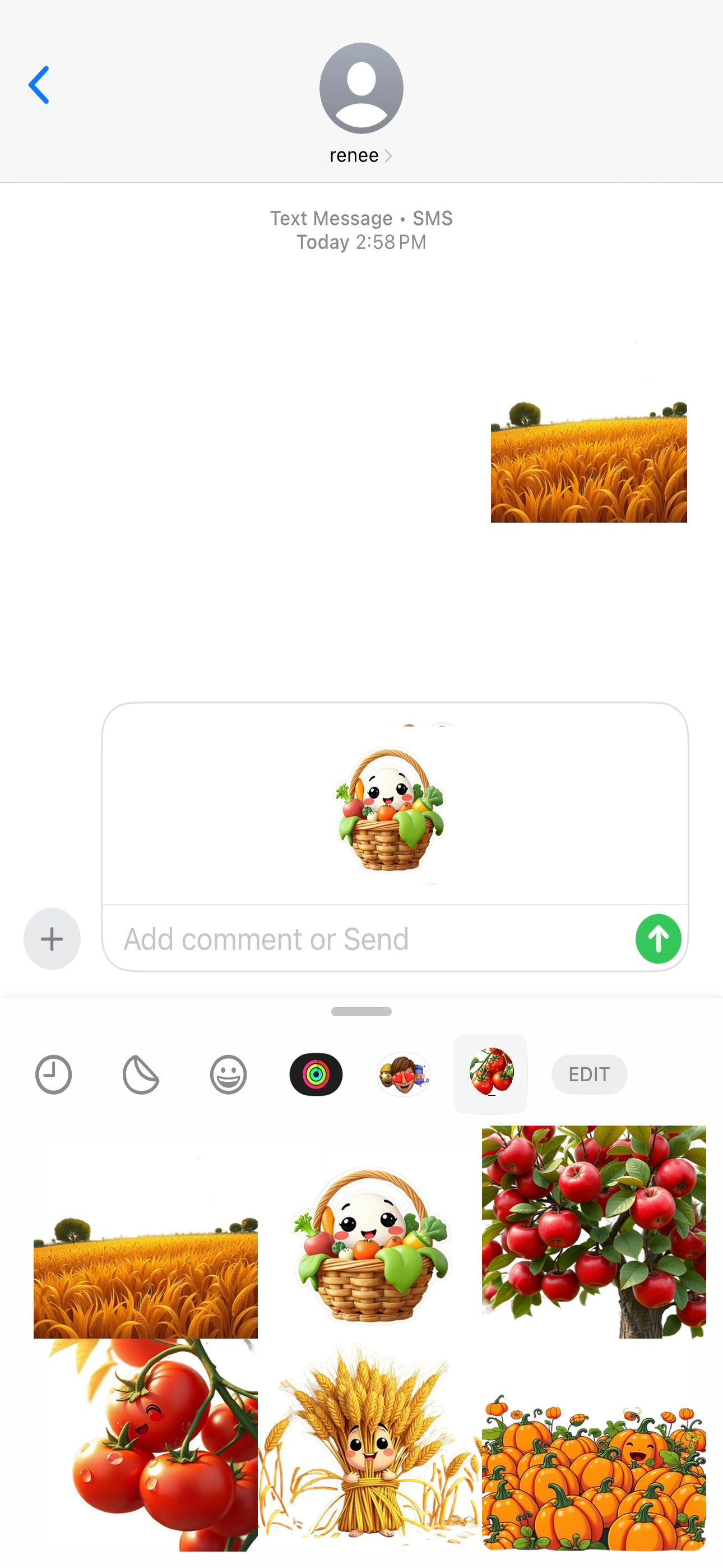 Late Summer Harvest Stickers screenshot 4