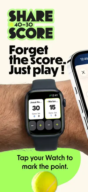 Tennis Score Keeper:ShareScore screenshot 1