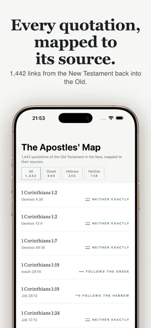 Septuagint: Apostles' Bible screenshot 2