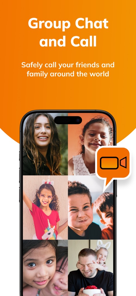 Stars Messenger Kids Safe Chat - Admirez les fonctionnalités d'appel vidéo de groupe, où plusieurs participants peuvent interagir simultanément, et la facilité d'organiser des discussions entre amis et famille. Cette option permet de rester connecté partout dans le monde.