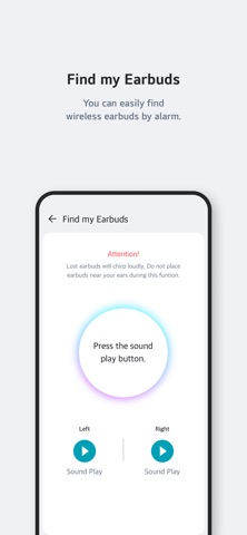 LG xboom Buds screenshot