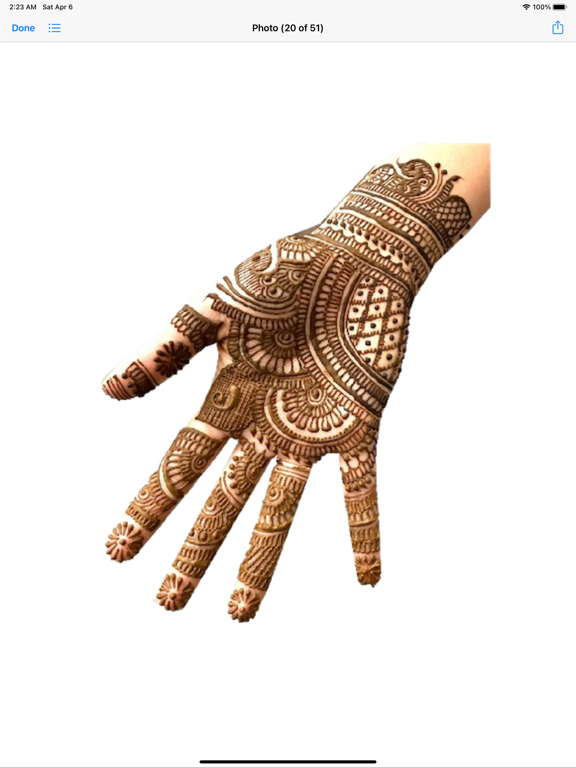 New Mehndi Henna Designs HD iPad screenshot 5 - Stickers app
