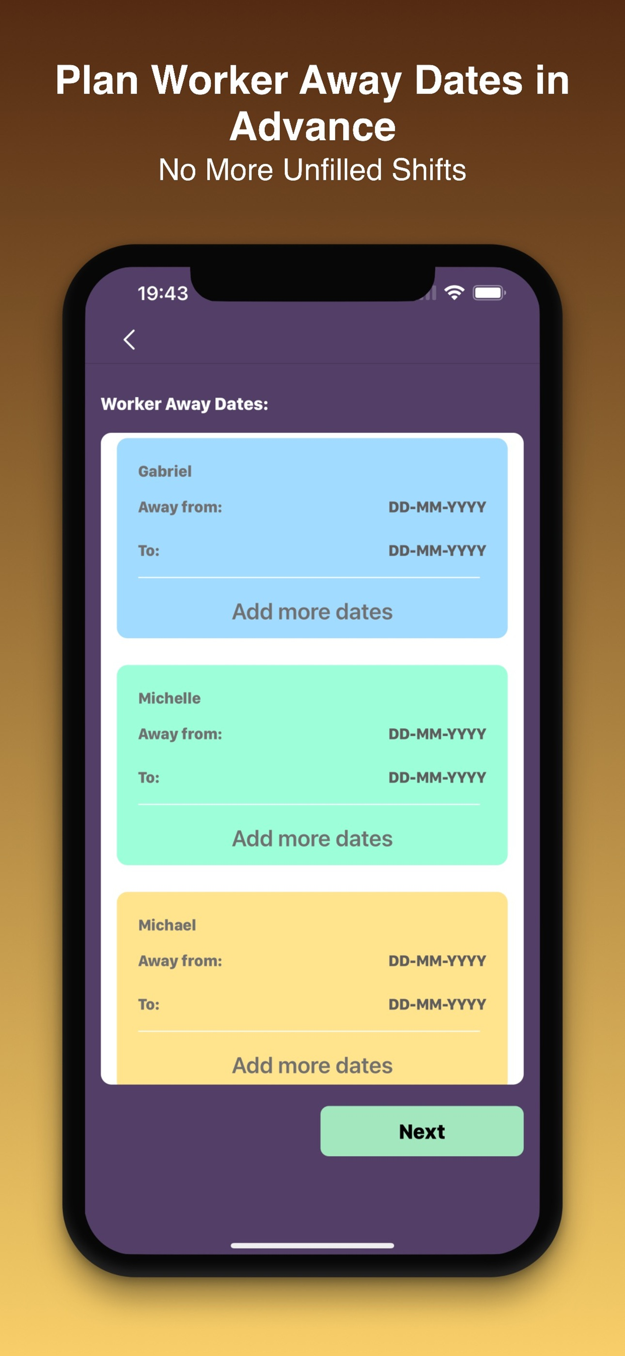 Simple Rota Maker