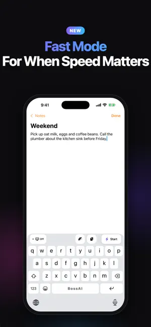 BossAI - Smart Speech to Text screenshot 3