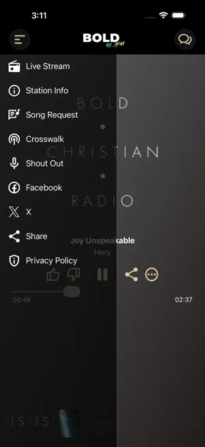 BOLD Radio screenshot 2