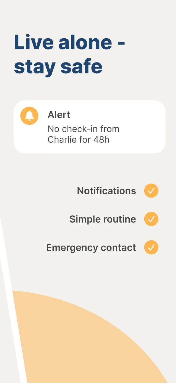 Screenshot #2 pour Still alive? Daily Check-In