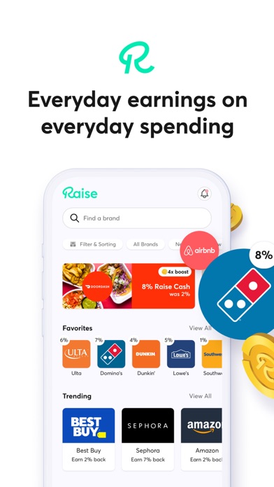 Raise: Shop, Earn, Repeat Screenshot