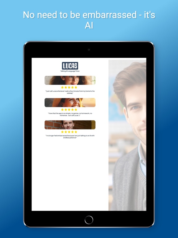 Luca | AI language tutor iPad screenshot 5 - Education app
