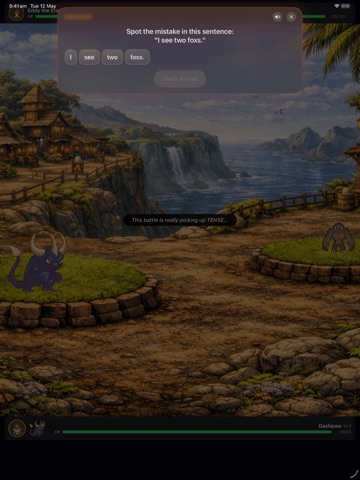 Grammar Quest iPad screenshot