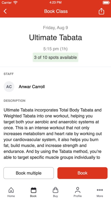 Tabata Ultimate Fitness Screenshot