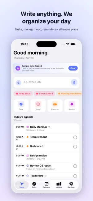 TodayFlow: Daily Planner screenshot 1