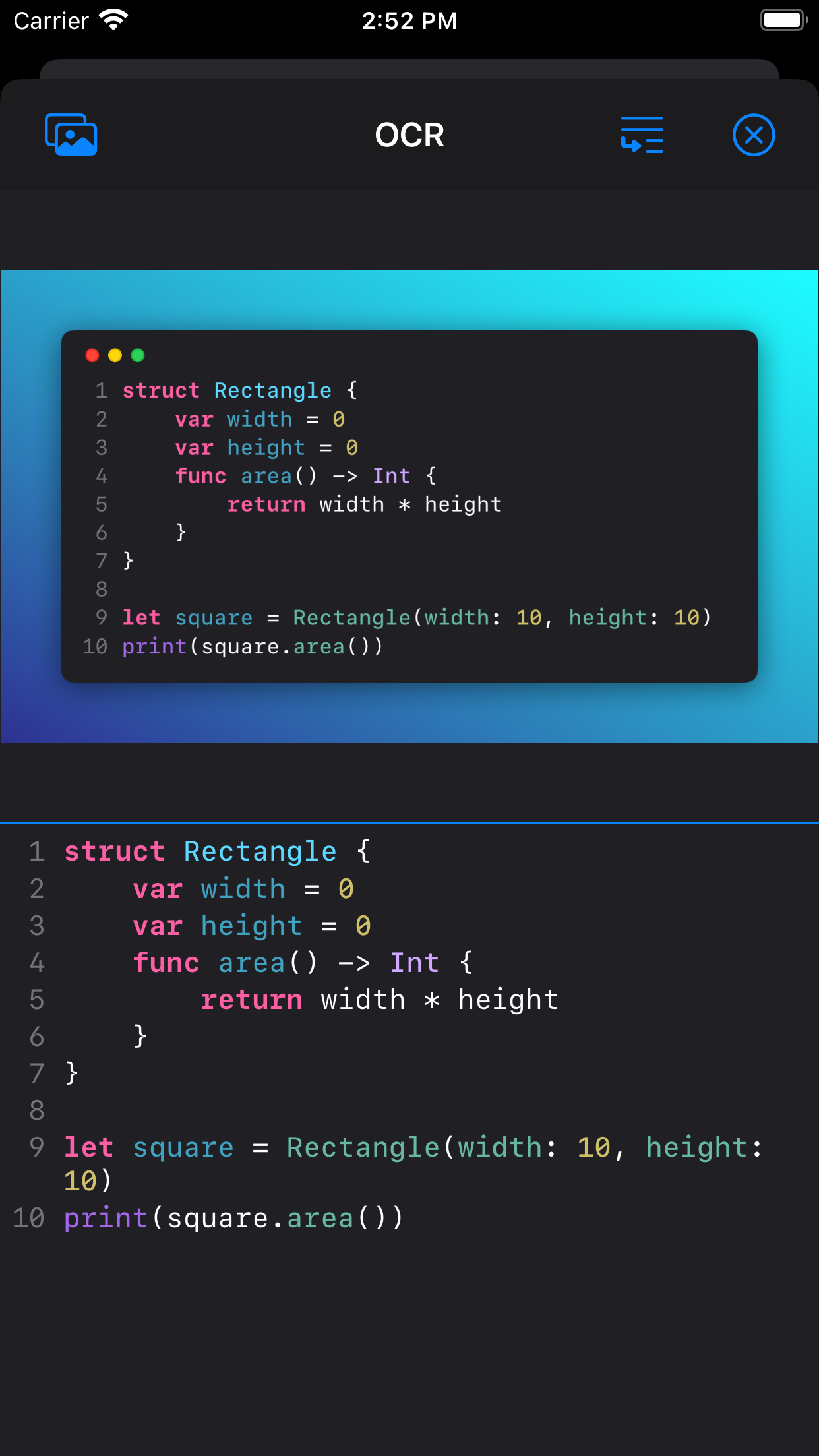 Swifty Compiler: Swift IDE screenshot 5