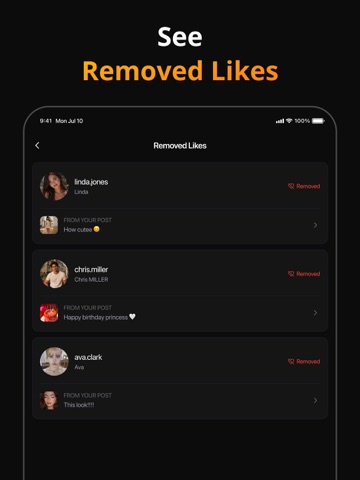 Postegro - Unfollowers Tracker iPad screenshot 6