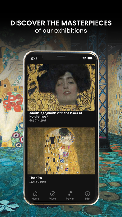 The DES LUMIÈRES art centres Screenshot