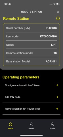 AUTEConnect iPhone screenshot