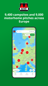 ACSI Campsites Europe screenshot