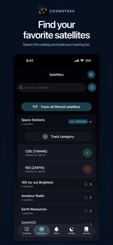 Cosmotrak - Satellite Tracker Screenshot 5 of 8